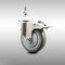Service Caster 4 Inch 316SS Gray Polyurethane Swivel 12mm Stem Caster Total Lock Brake SCC SCC-SS316TSTTL20S414-PPUB-M1215 - alternate 4